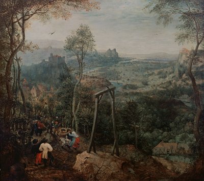 De ekster op de galg door Pieter Bruegel the Elder